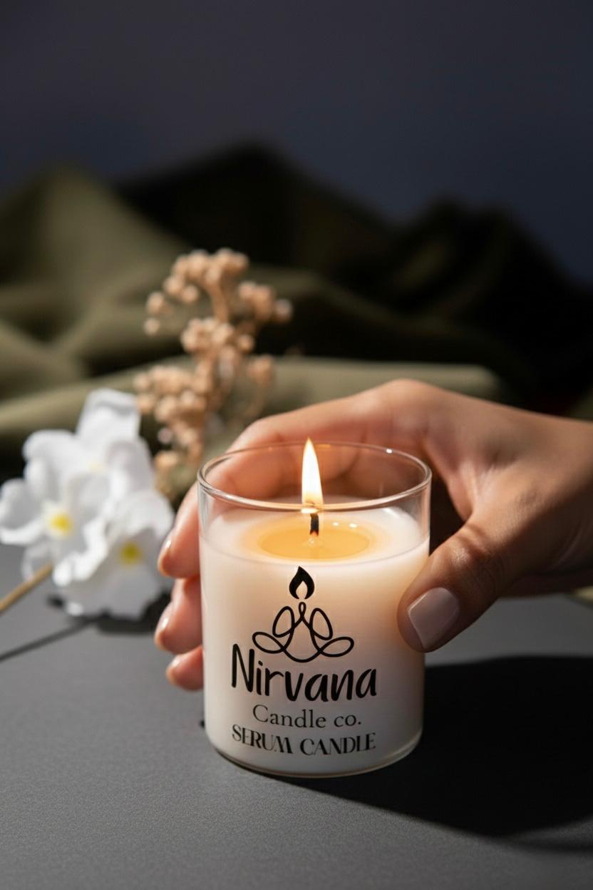 Serum Candle - Hand Poured - Nirvana Candle Co.